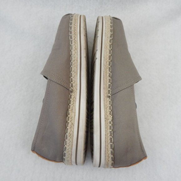 BOBS From Sketchers Memory Foam Womens Grey Flats Size 9.5 - Picture 7 of 11